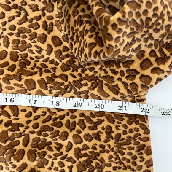Jeanstar Leopard Print Cropped Jacket – Size Large‎ – NWT – Chic Wide Collar - Picture 8 of 11
